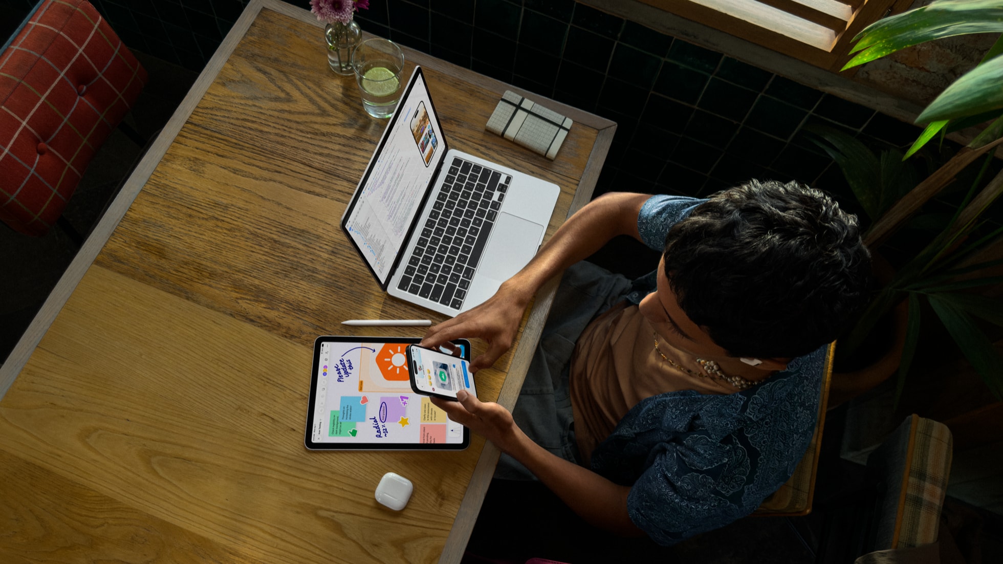 Smartphones and radio-testing equipment on an editorial desk